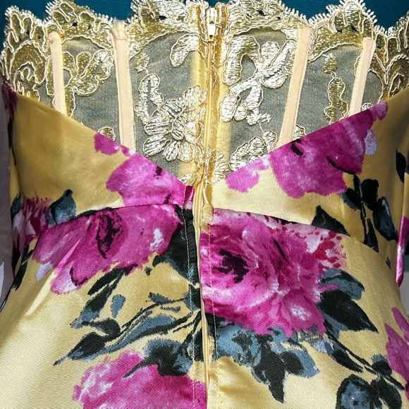 NWOT Teeze Me Pageant Fun Fashion Yellow & Pink Stoned with Shorts!! - Picture 4 of 5